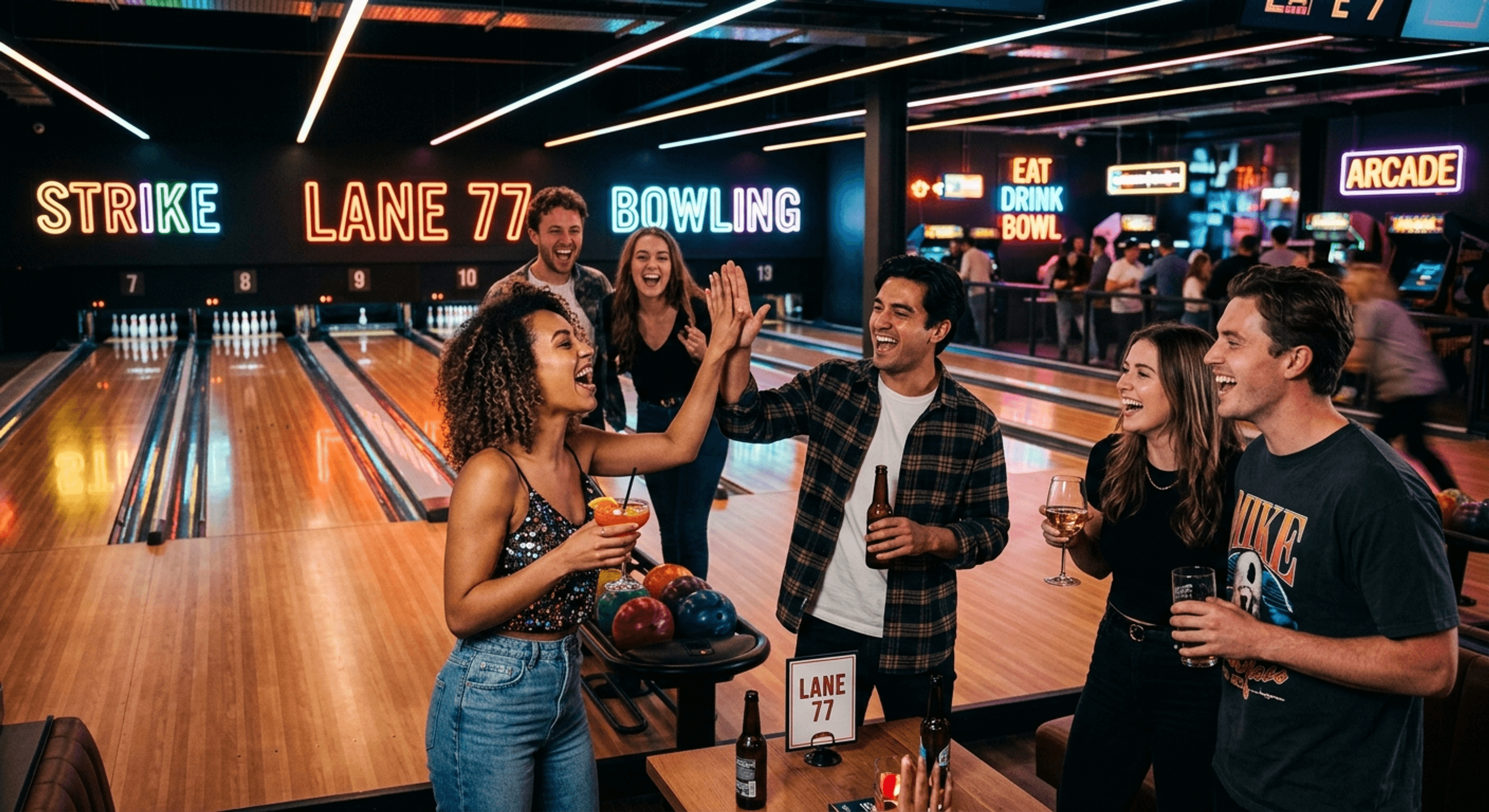 Bowling celebration
